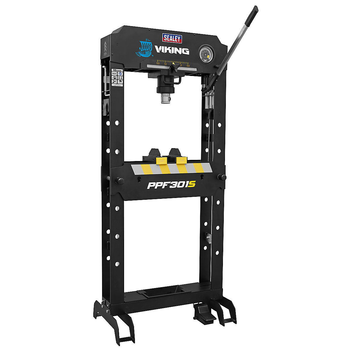 Sealey Viking Air/Hydraulic Floor Type Press with Sliding, Sealey Viking Air/Hydraulic Floor Type Press with Sliding, Sealey Viking Air/Hydraulic Floor Type Press with Sliding | 30 Tonne | Floor Type | Heavy-Duty-0