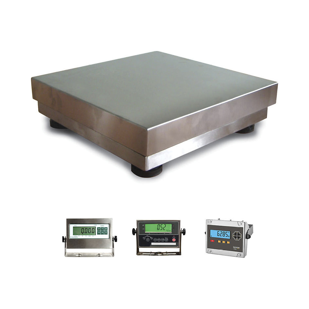 Marsden Stainless Steel Bench Scales | 600mm x 600mm, Marsden Stainless Steel Bench Scales | 600mm x 600mm, Marsden Stainless Steel Bench Scale | 600mm x 600mm | 3kg Capacity | I-100 Indicator | Flying Lead | Trade Approved-0
