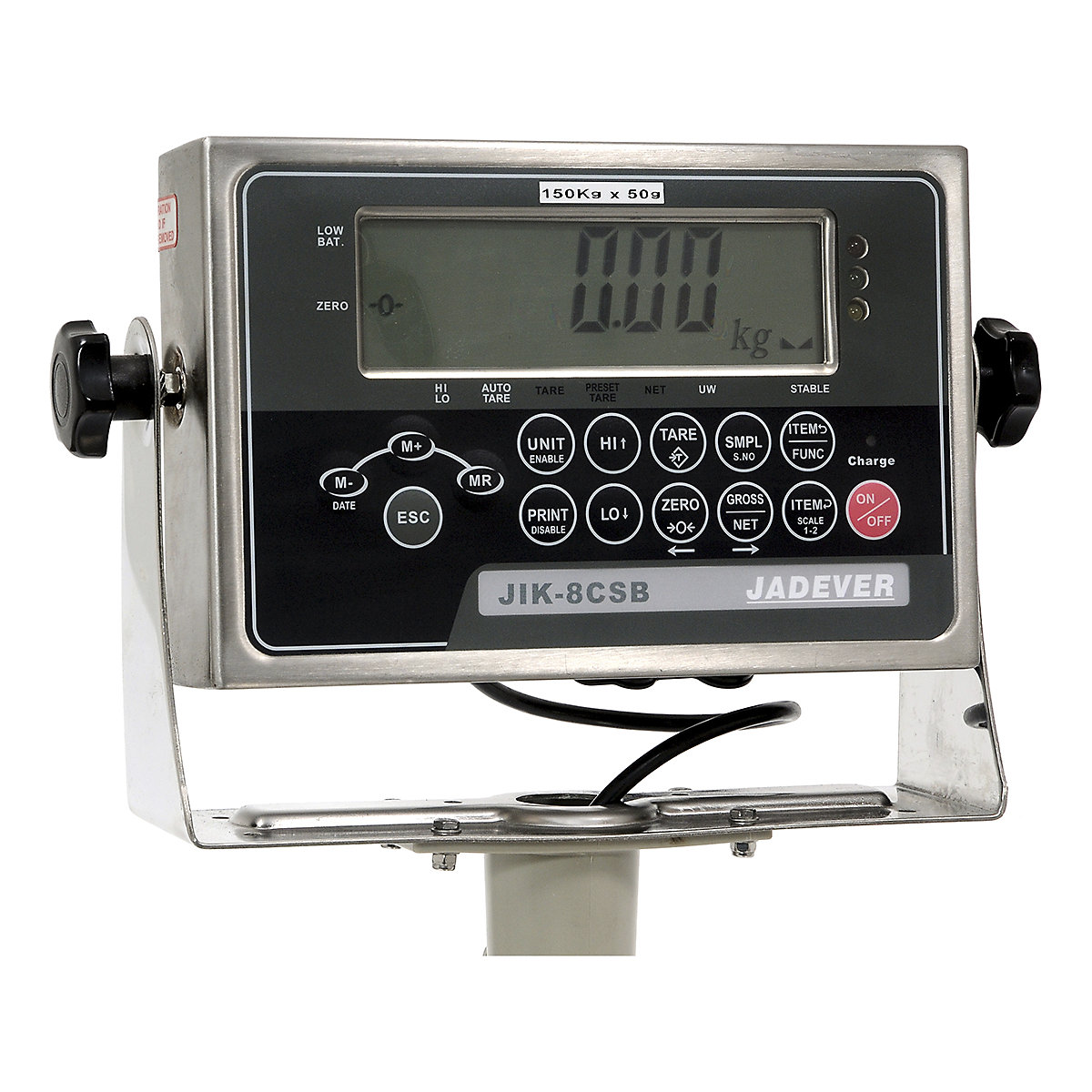 Marsden Stainless Steel Bench Scales | 600mm x 600mm (Product illustration 3)-2