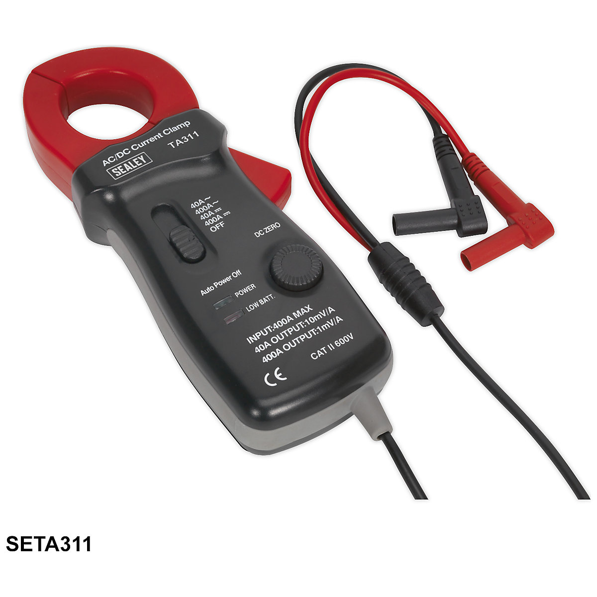Sealey AC/DC Current Clamps, Sealey AC/DC Current Clamps, Sealey AC/DC Current Clamps | Dia.28mm | 40A(AC) | 400A(DC)-2