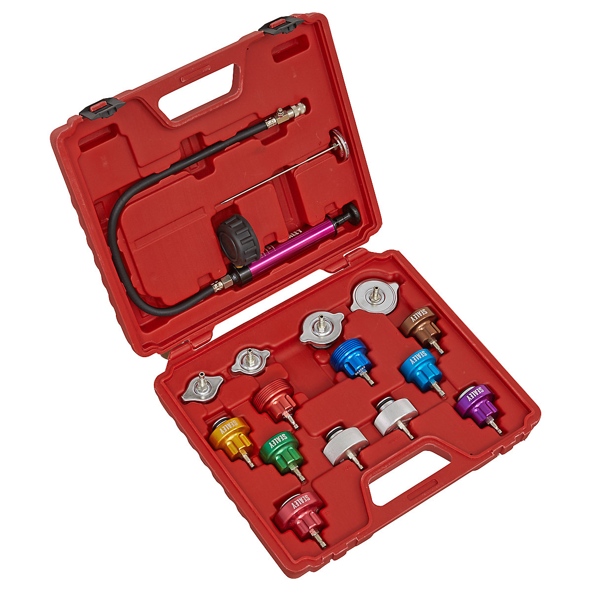 Sealey Cooling System Pressure Test Kit | 16pc, Sealey Cooling System Pressure Test Kit | 16pc, Sealey Cooling System Pressure Test Kit | 16pc-0