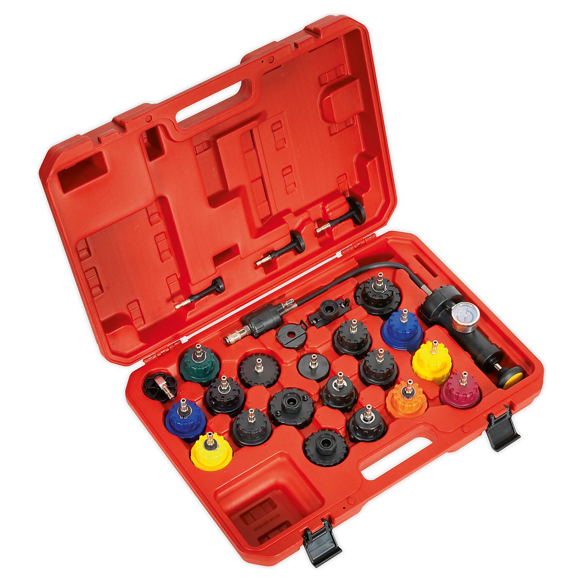 Sealey Cooling System Pressure Tester Kit | 25pc, Sealey Cooling System Pressure Tester Kit | 25pc, Sealey Cooling System Pressure Tester Kit | 25pc-0