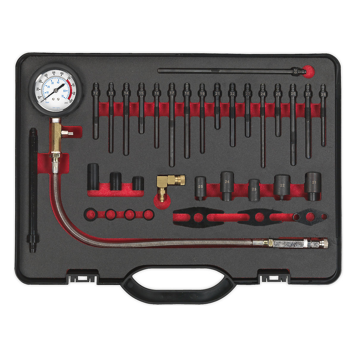Sealey Diesel Compression Test Kit (Product illustration 3)-2