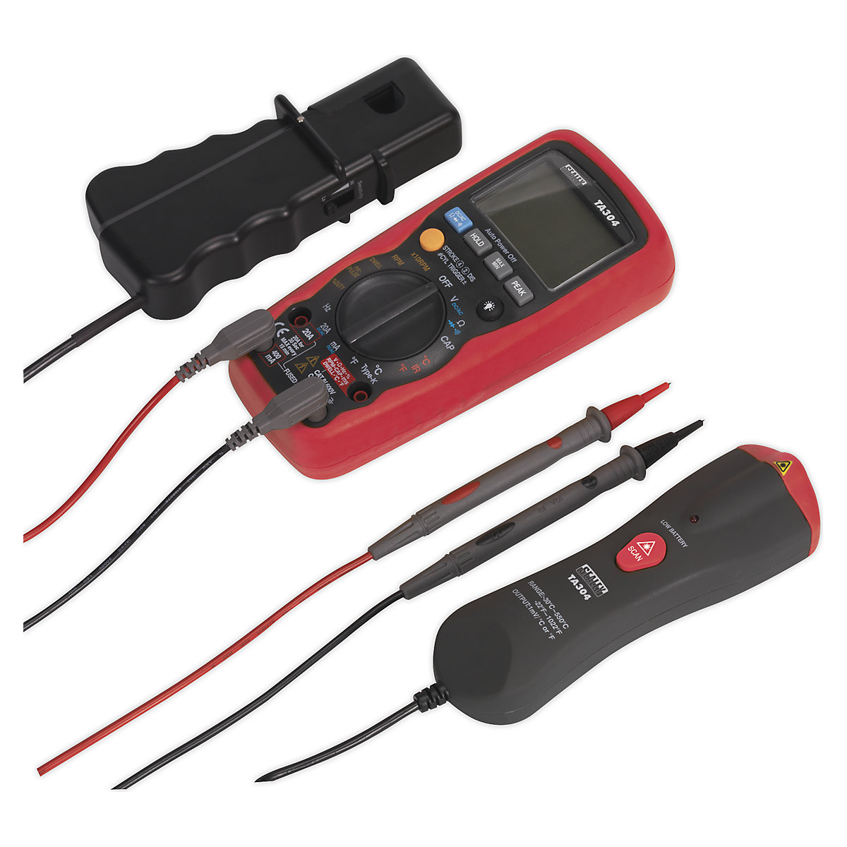 Sealey Digital Automotive Analyser | 15-Function | Inductive Coupler
