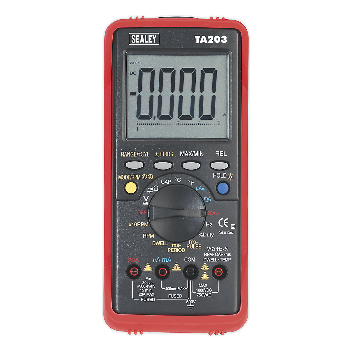 Sealey Digital Automotive Multimeter | With Bar Graph/PC Link, Sealey Digital Automotive Multimeter | With Bar Graph/PC Link, Sealey Digital Automotive Multimeter | With Bar Graph/PC Link-0