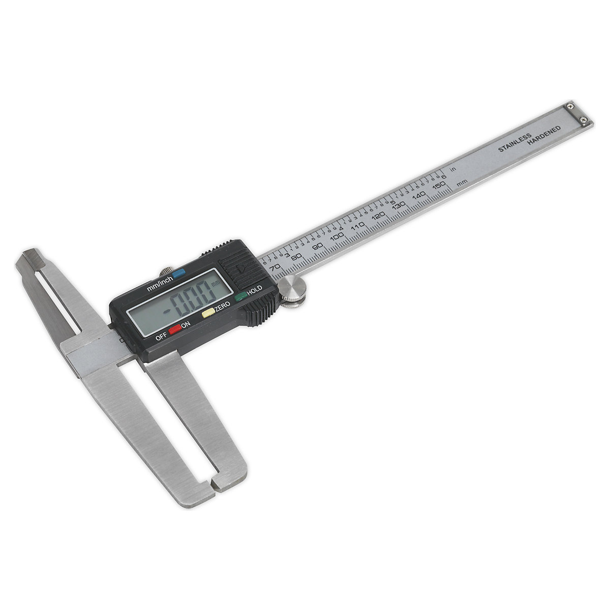 Sealey Digital Brake Disc & Drum Caliper | 150mm (6") (Product illustration 2)-1