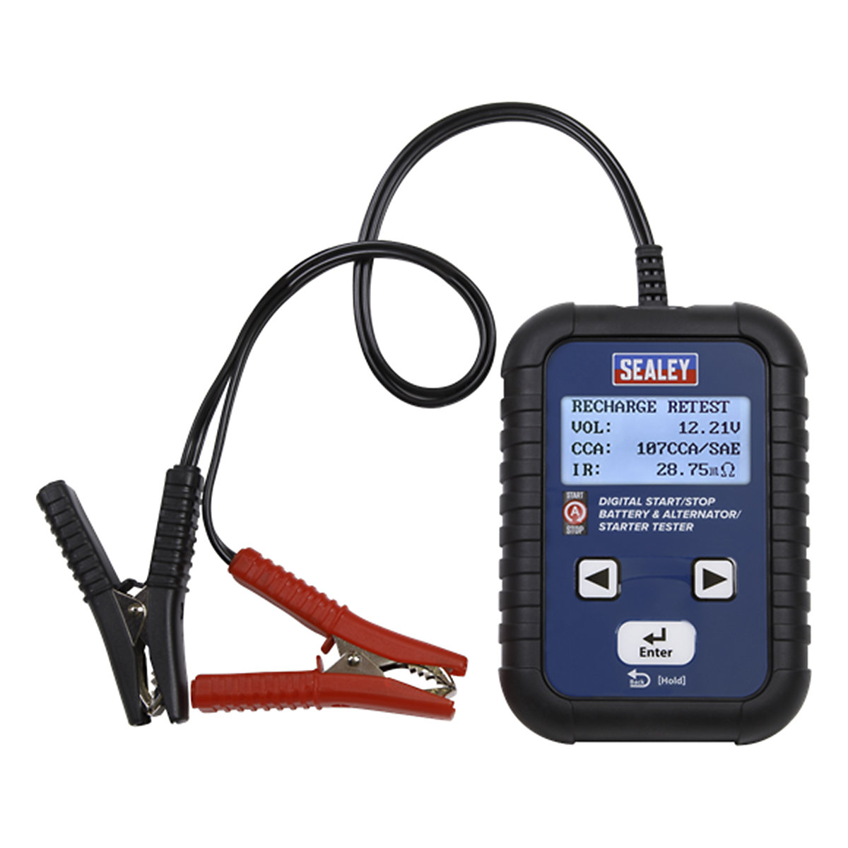 Sealey Digital Start/Stop Battery & Alternator Tester | 12/24V (Product illustration 2)-1