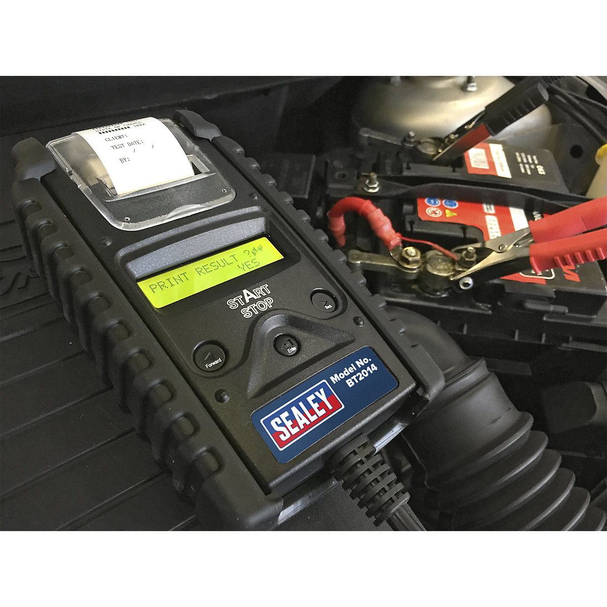 Sealey Digital Start/Stop Battery & Alternator Tester | 6/12/24V | With Printer (Product illustration 4)-3