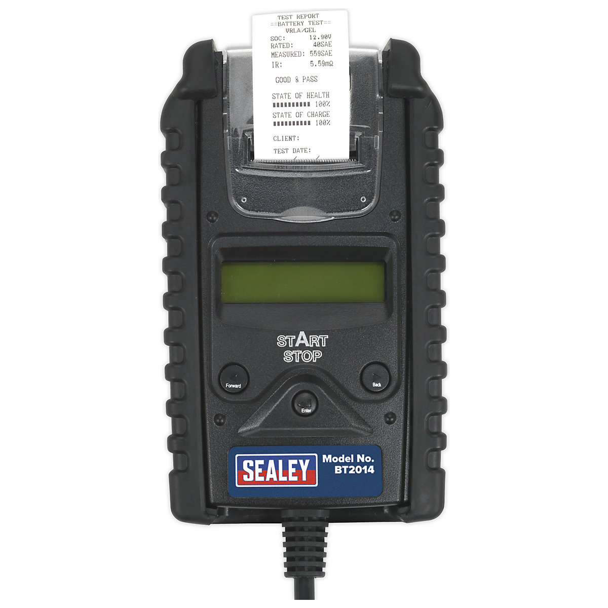 Sealey Digital Start/Stop Battery & Alternator Tester | 6/12/24V | With Printer (Product illustration 2)-1