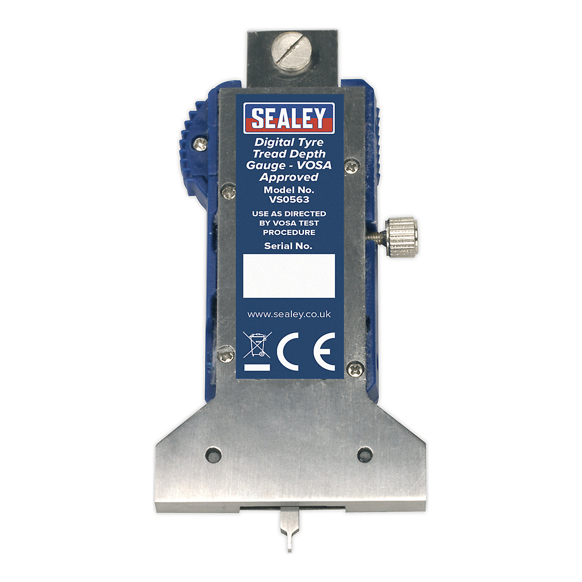 Sealey Digital Tyre Tread Depth Gauge | DVSA Approved (Product illustration 2)-1