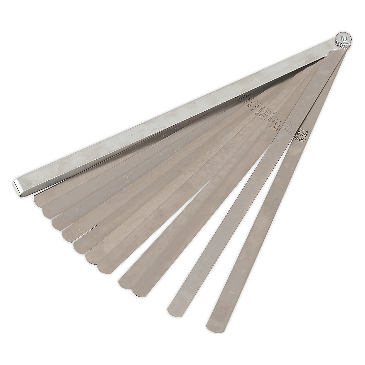 Sealey Extra-Long Feeler Gauge | 25 Blade | Dual Marked