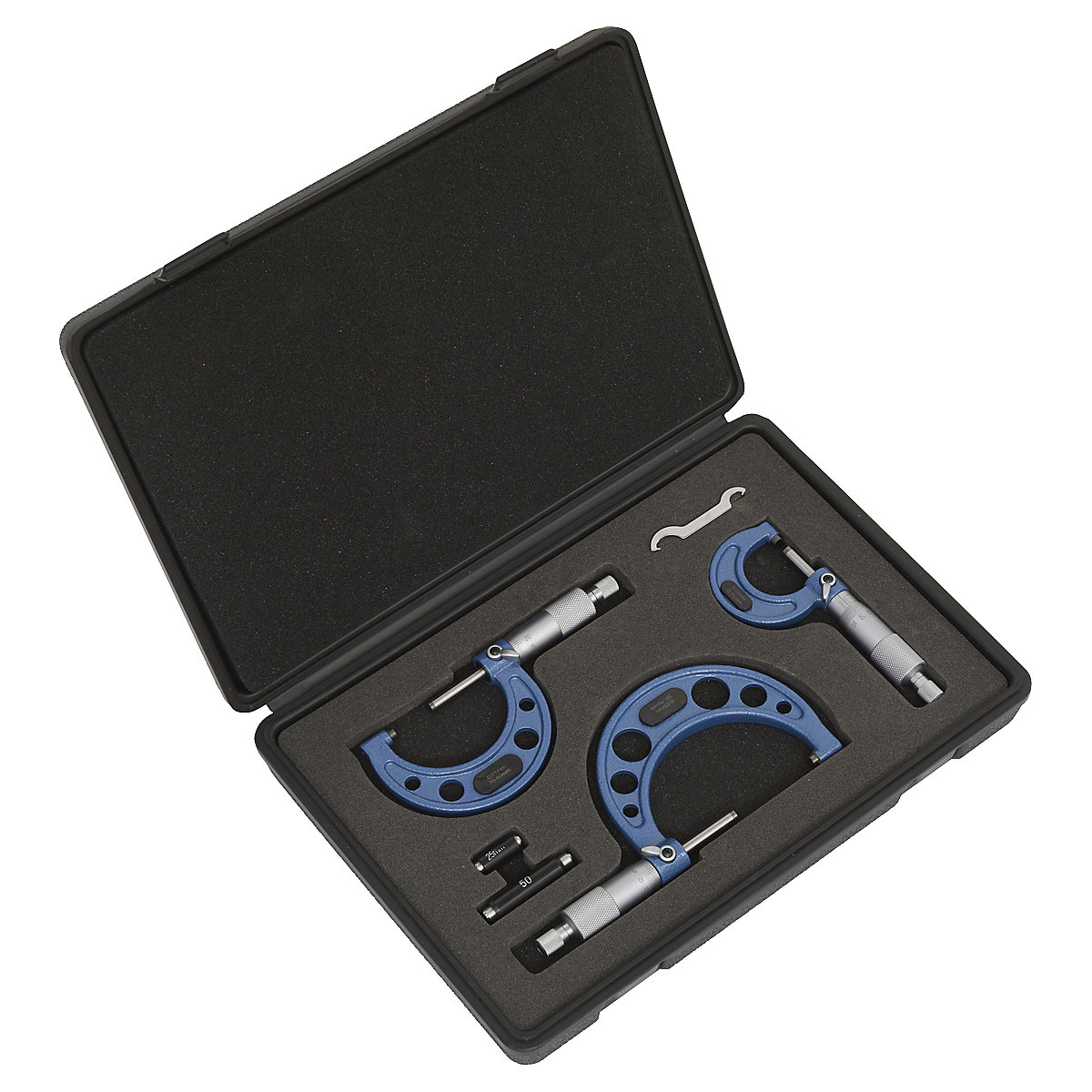 Sealey Micrometer Set | Metric | 3pc (Product illustration 3)-2