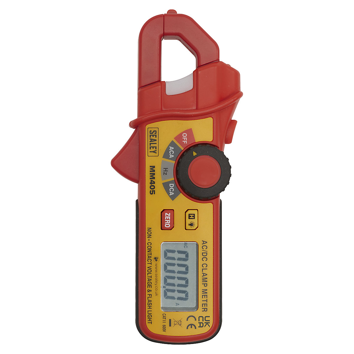 Sealey Mini AC/DC Clamp Meter (Product illustration 2)-1
