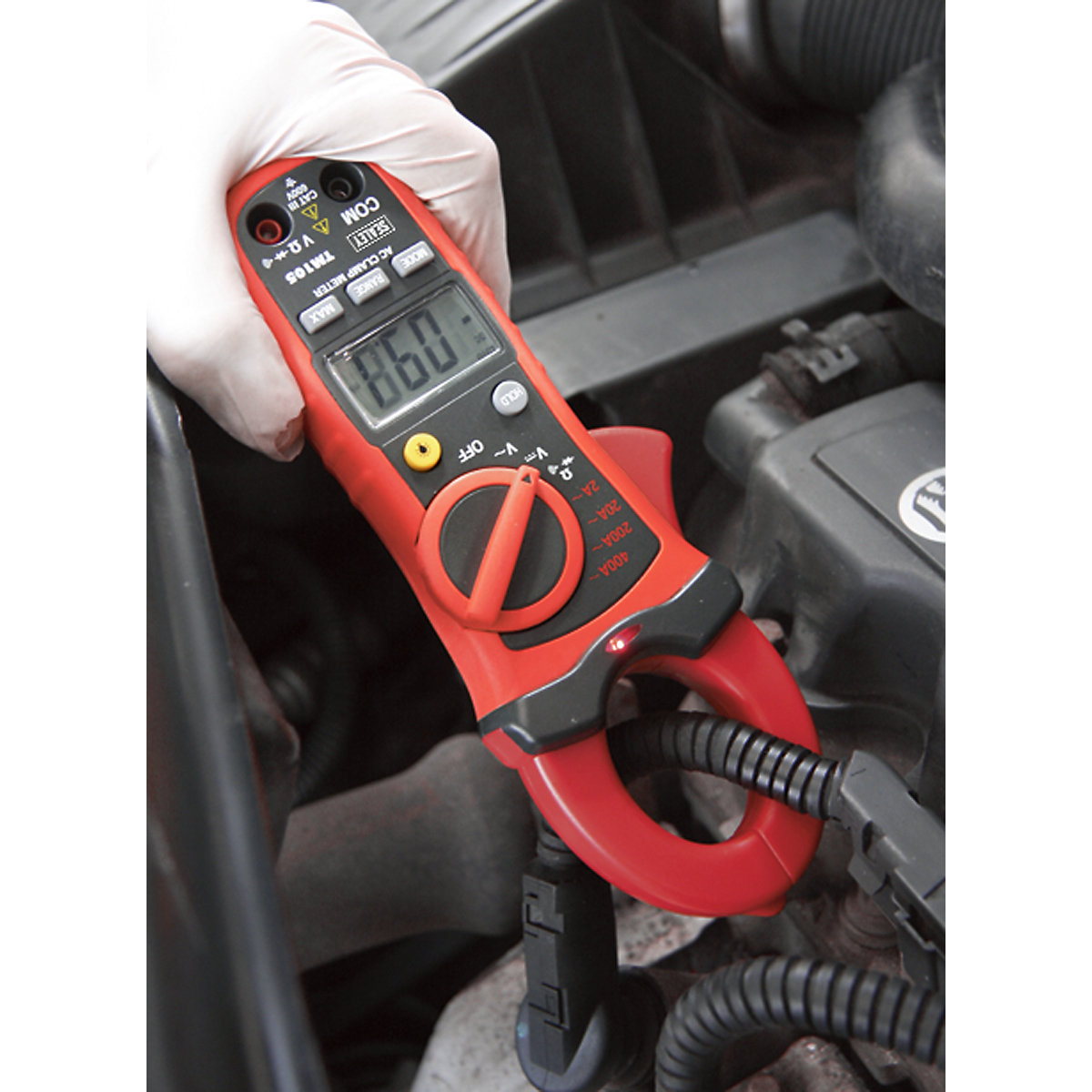 Sealey Professional Digital Clamp Meter NCVD | 6-Function | Auto-Ranging (Product illustration 3)-2