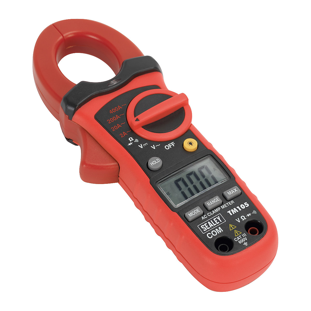 Sealey Professional Digital Clamp Meter NCVD | 6-Function | Auto-Ranging (Product illustration 2)-1