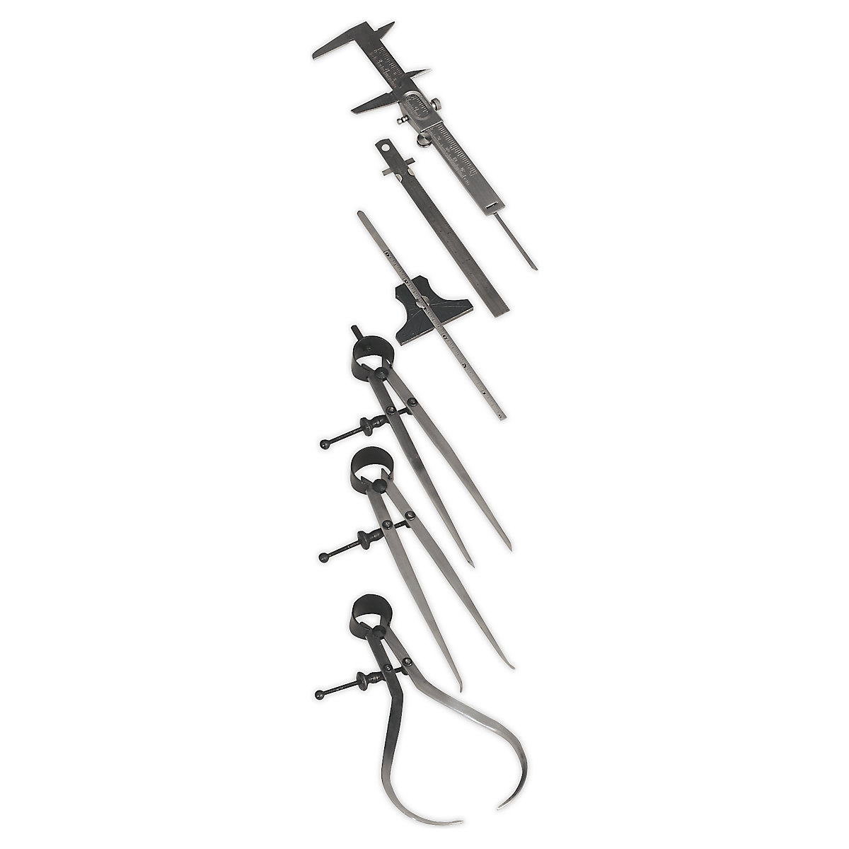 Sealey Professional Measuring Tool Set | 6pc (Product illustration 2)-1