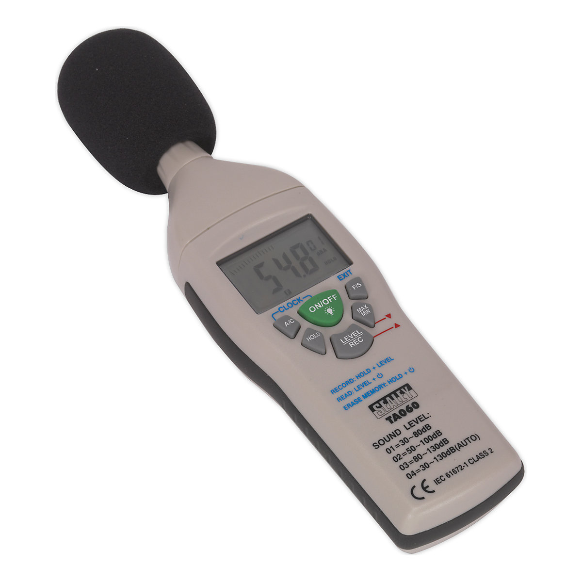 Sealey Sound Level Meter (Product illustration 2)-1