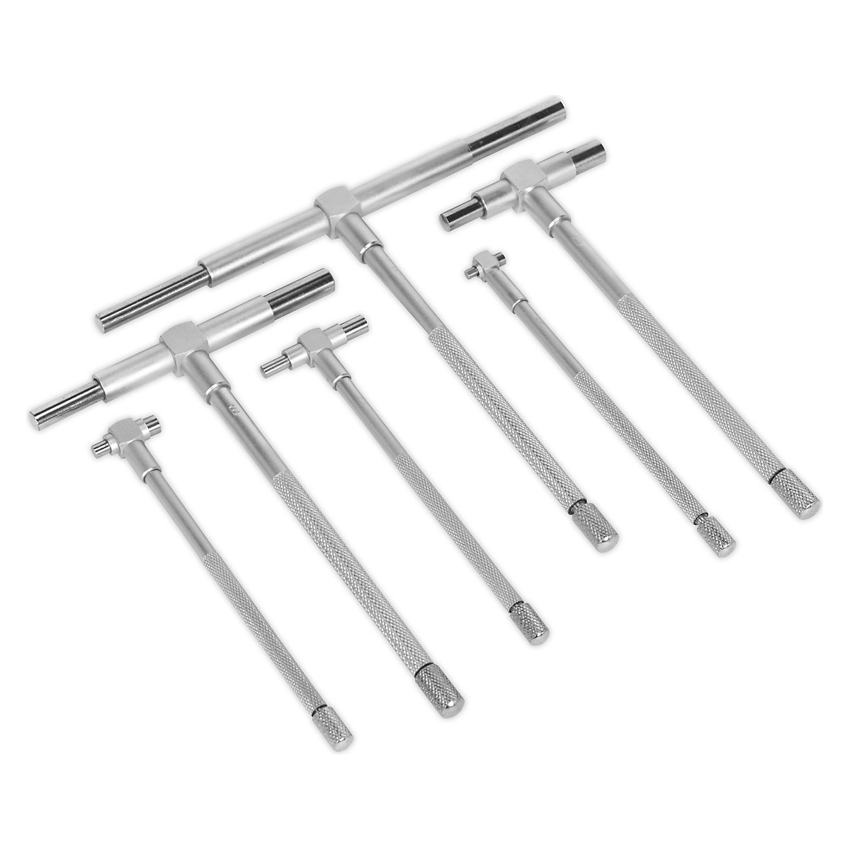Sealey Telescopic Bore Gauge Set | 6pc | 8-150mm (Product illustration 2)-1