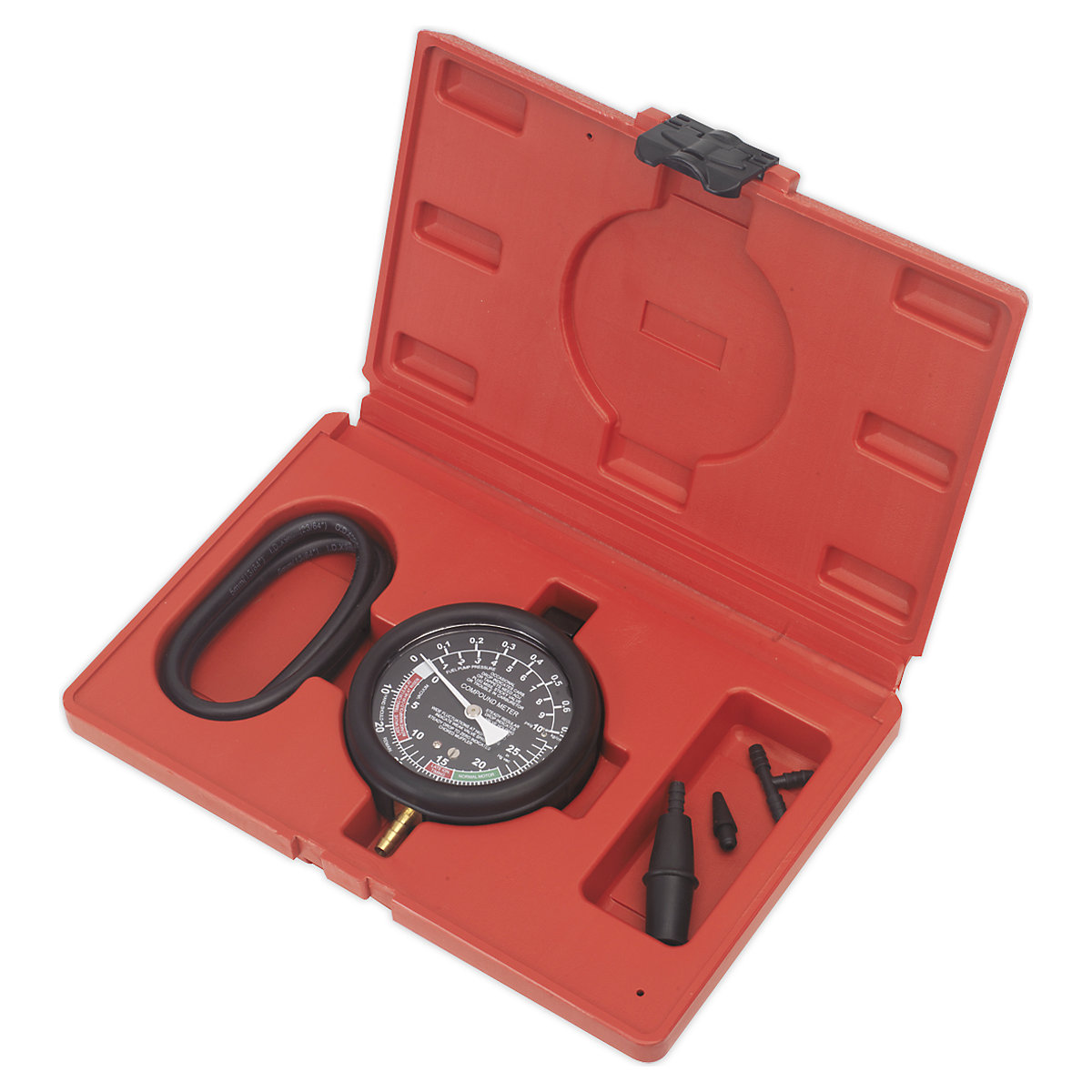 Sealey Vacuum & Fuel Pump Pressure Gauge Set (Product illustration 2)-1