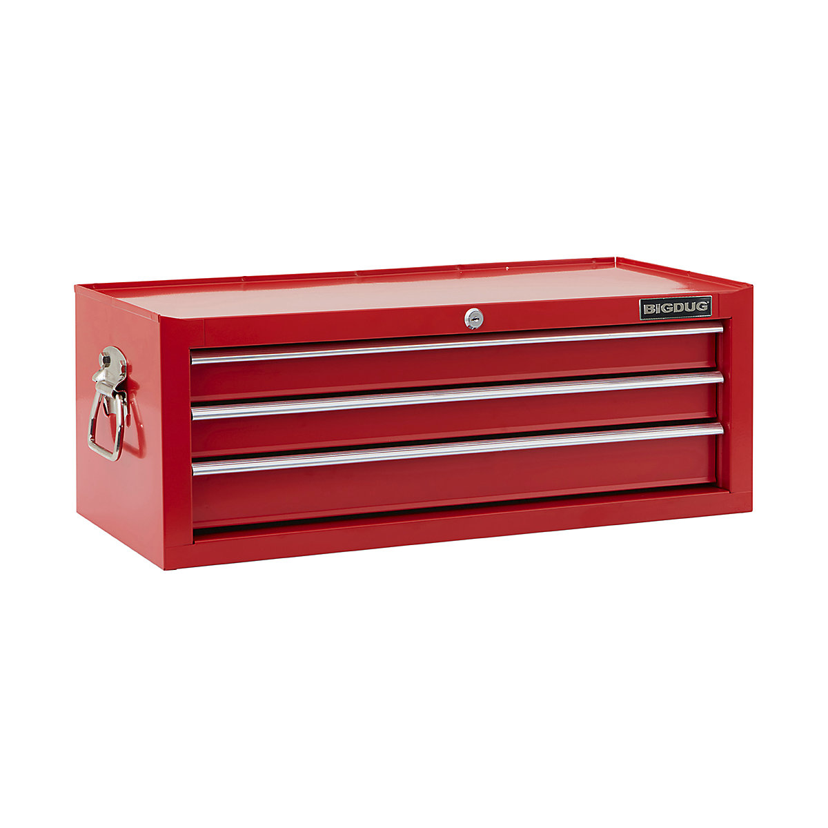 BiGDUG Essentials 26" 3 Drawer Mid-Box, BiGDUG Essentials 26" 3 Drawer Mid-Box, BiGDUG Essentials 26" 3 Drawer Mid-Box | 249h x 672w x 310d mm | Red-0