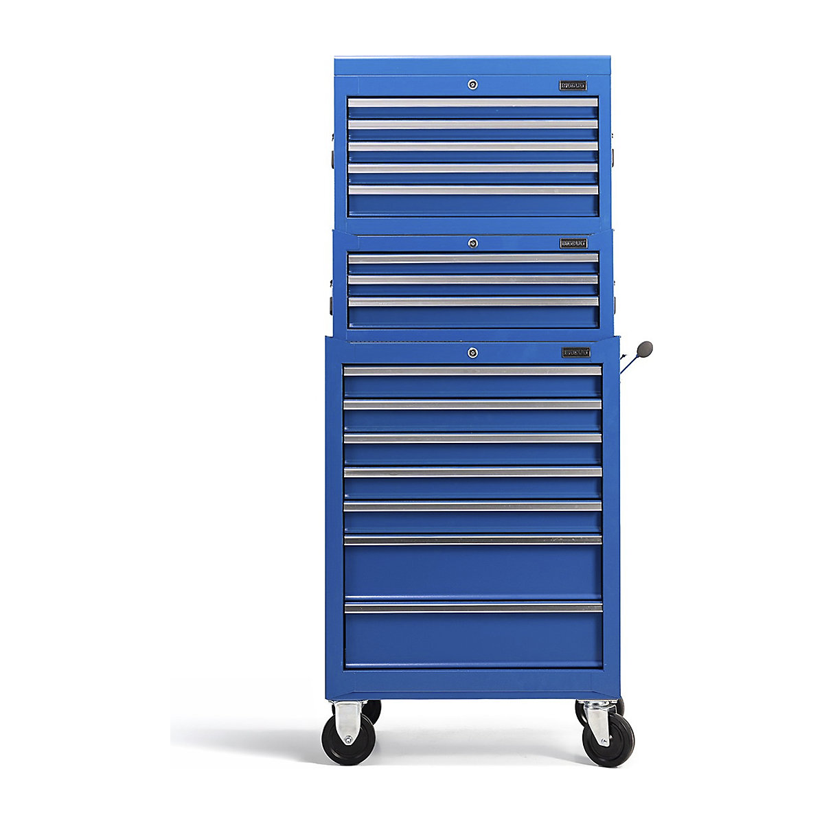 BiGDUG Essentials 27" Tool Chest Set with 7 Drawer Roller Cabinet, Mid Box & Top Chest