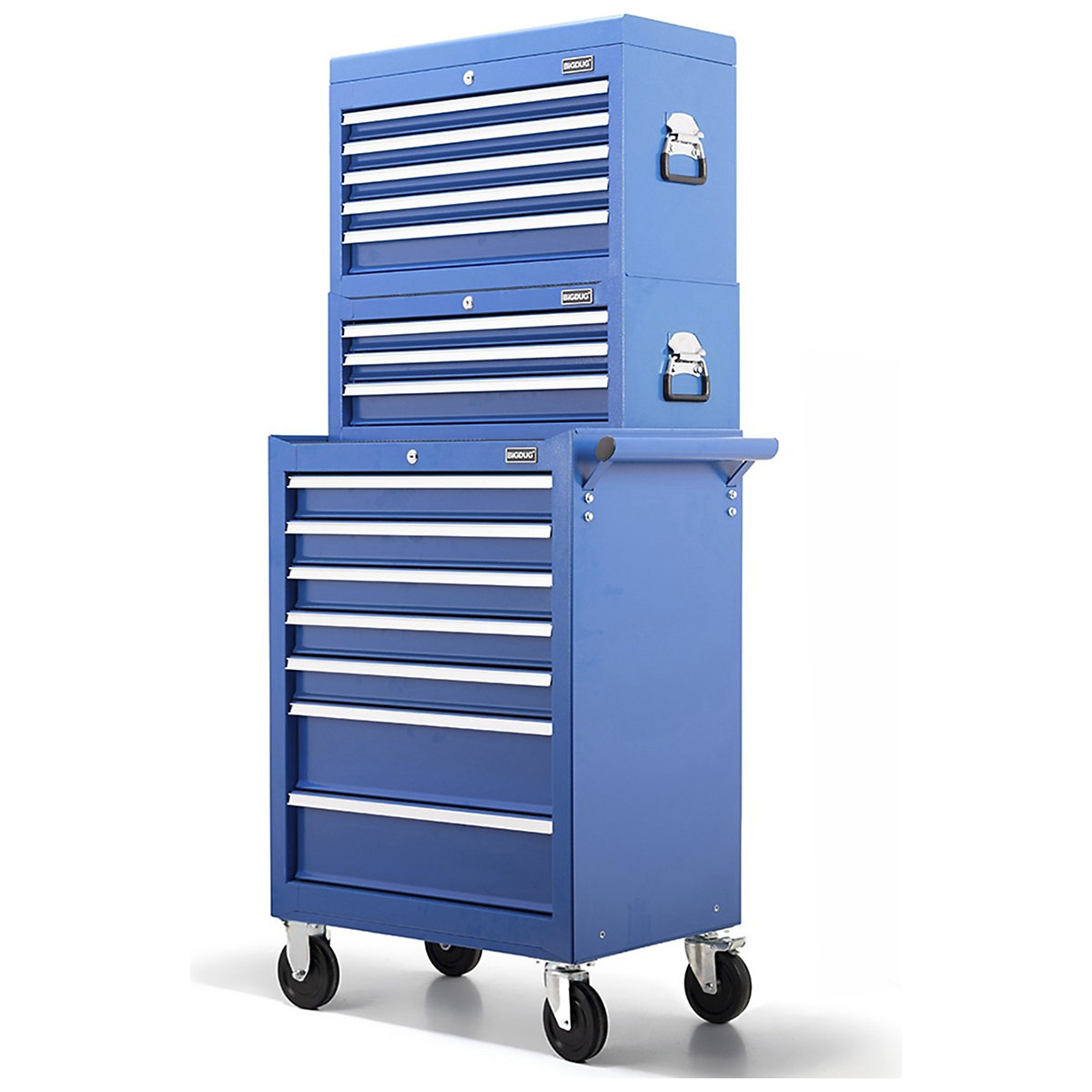 BiGDUG Essentials 27" Tool Chest Set with 7 Drawer Roller Cabinet, Mid Box & Top Chest (Product illustration 3)-2