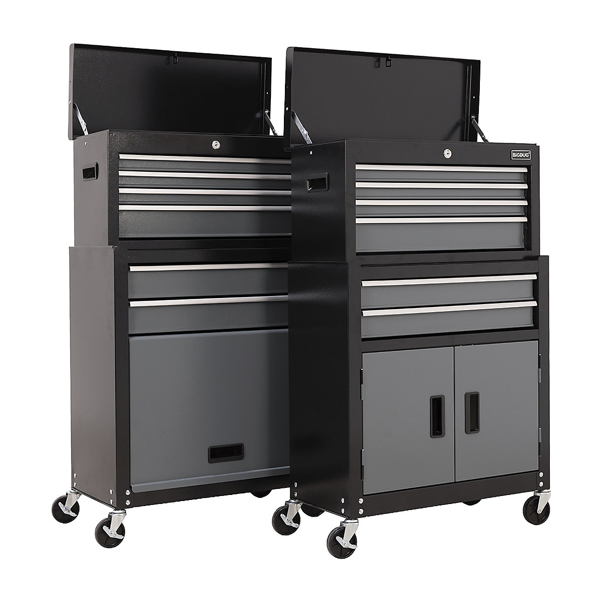 BiGDUG Garage 24" 6 Drawer Tool Chest & Rollcab Set