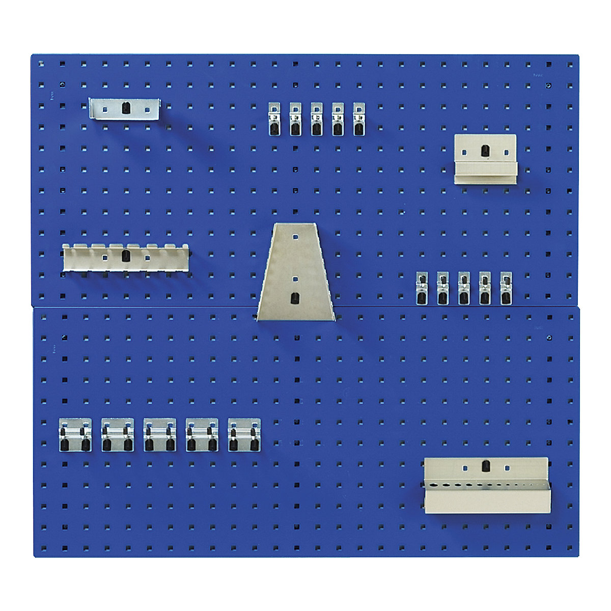 Bott Perfo Panel & Hook Kits, Bott Perfo Panel & Hook Kits, Bott Perfo Panel & Hook Kit E | 914h x 1000w mm | Blue | 2 x 1.0m Panels | 20 Piece Hook Kit-0