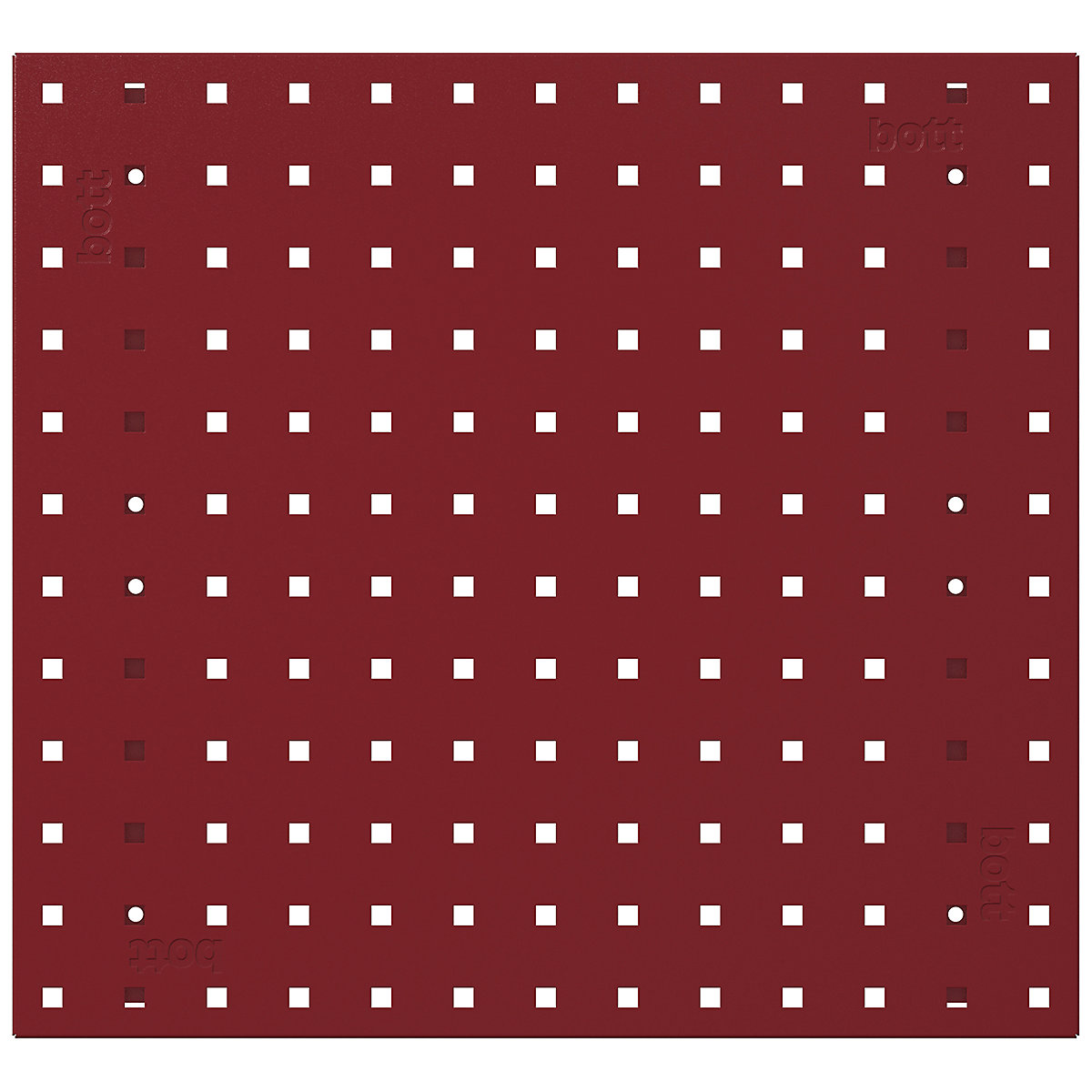 Bott Perfo Tool Panels, Bott Perfo Tool Panels, Bott Perfo Perforated Panel | 457h x 495w x 13d mm | Red-0
