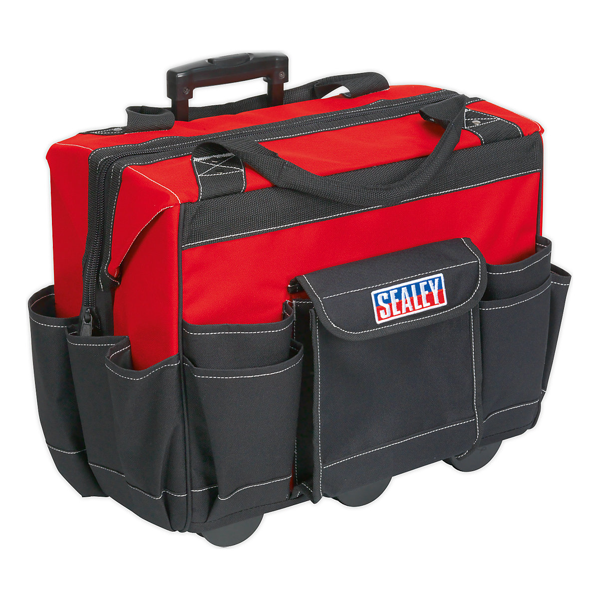 Sealey 450mm Wheeled Tool Storage Bag, Sealey 450mm Wheeled Tool Storage Bag, Sealey Wheeled Tool Storage Bag | 420h x 450w x 260d mm | 20 Pockets-0