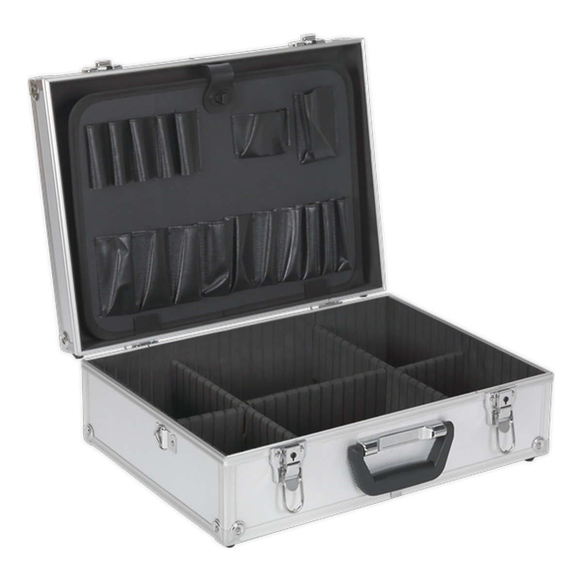 Sealey Aluminium Tool Case | Square Edges (Product illustration 2)-1