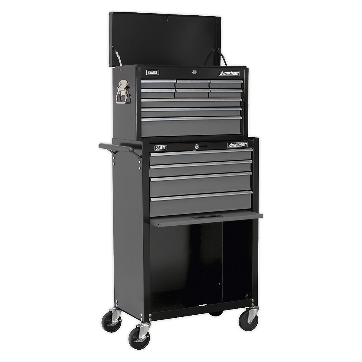 Sealey American Pro Tool Chest Combination | 13 Drawer, Sealey American Pro Tool Chest Combination | 13 Drawer, Sealey American Pro Tool Chest Combination | 13 Drawer | Black-0
