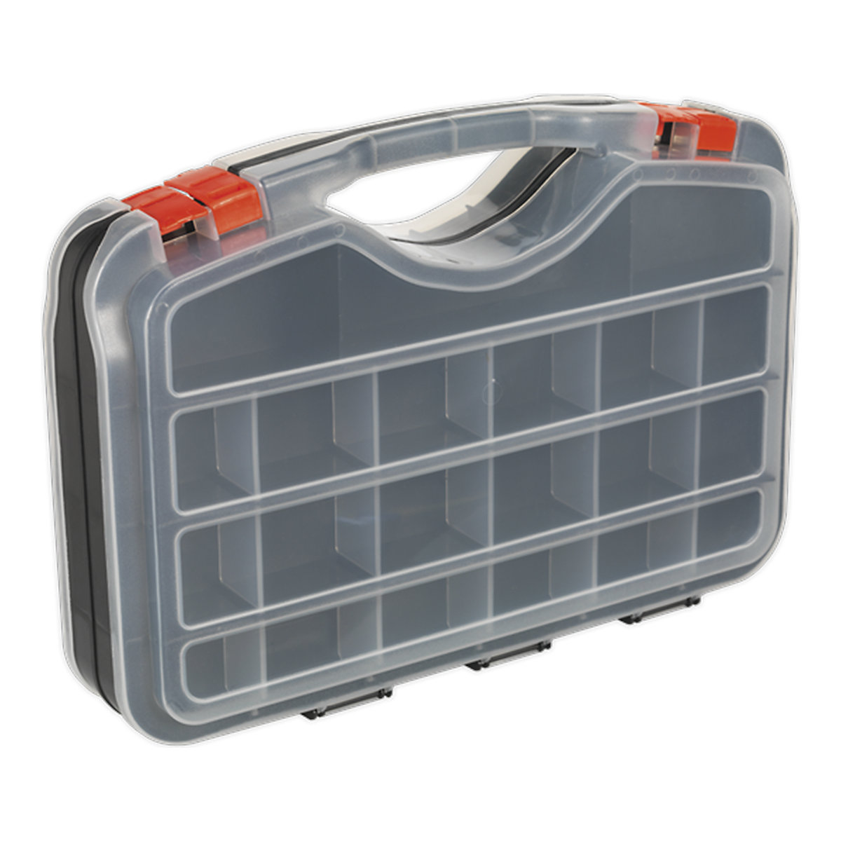 Sealey Assortment Case | Double Sided, Sealey Assortment Case | Double Sided, Sealey Assortment Case | 95h x 420w x 300d mm | 42 Compartments | Double Sided-0