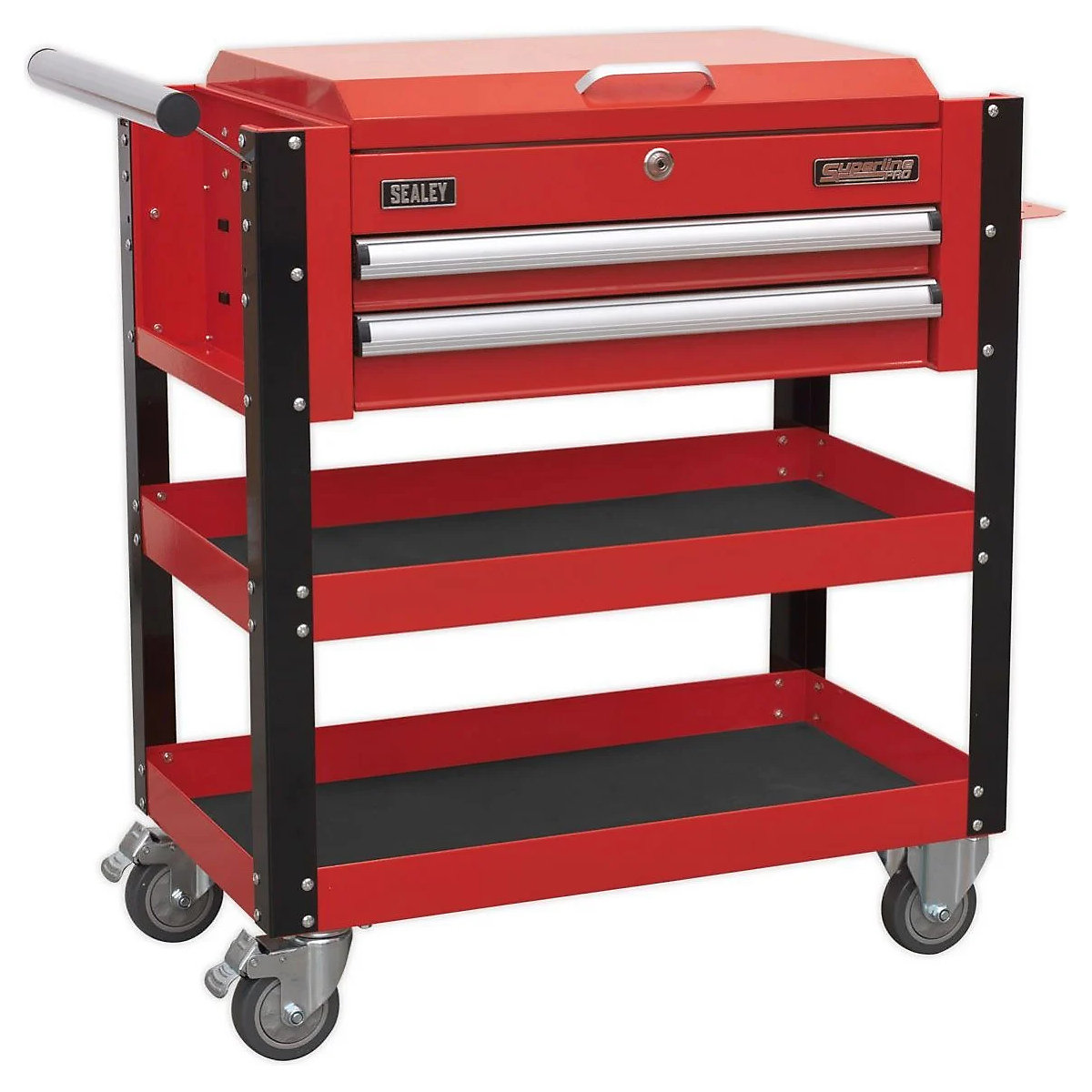 Sealey Heavy Duty Mobile Tool Trolley with Lockable Top (Product illustration 3)-2