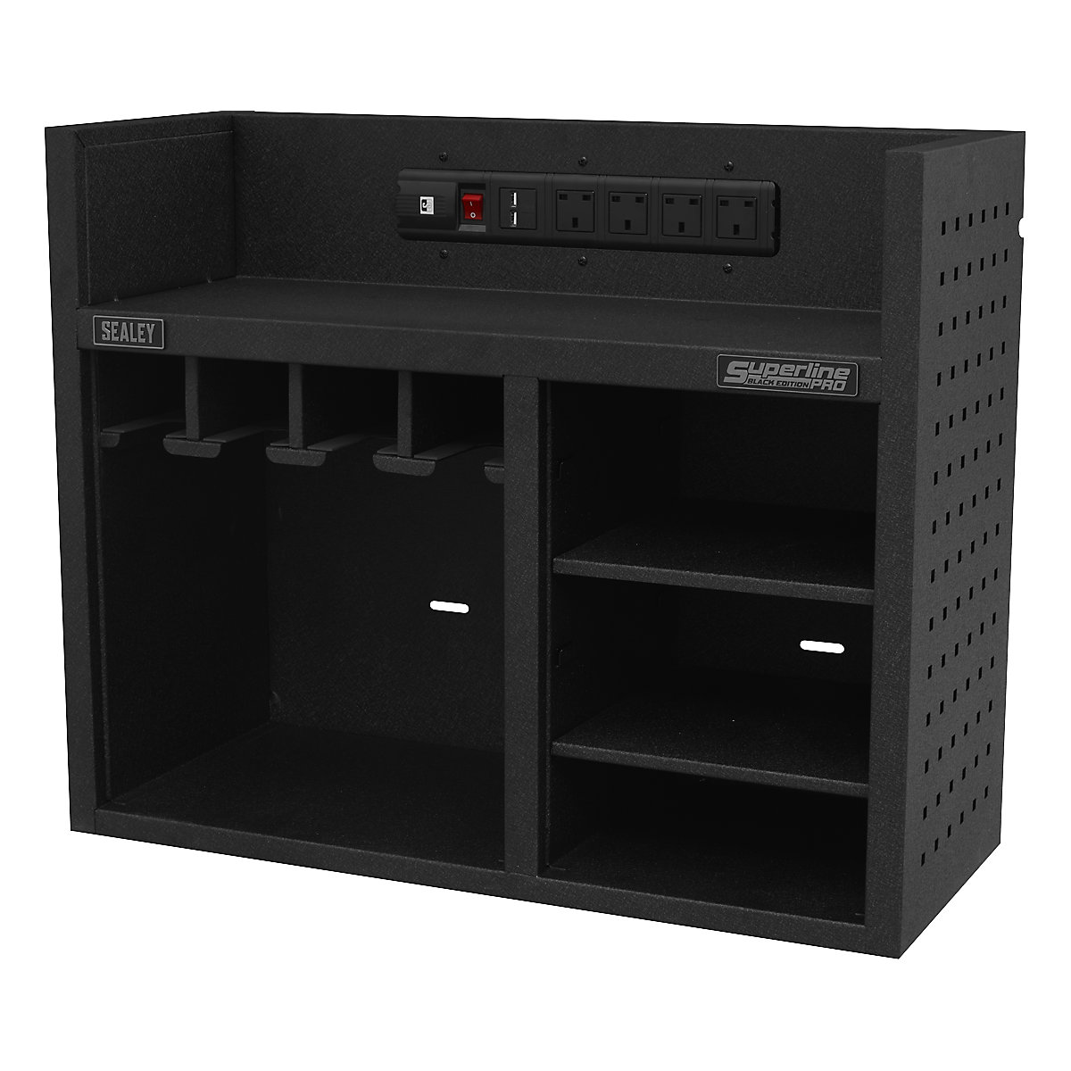 Sealey Power Tool Storage Rack | Power Strip (Product illustration 3)-2
