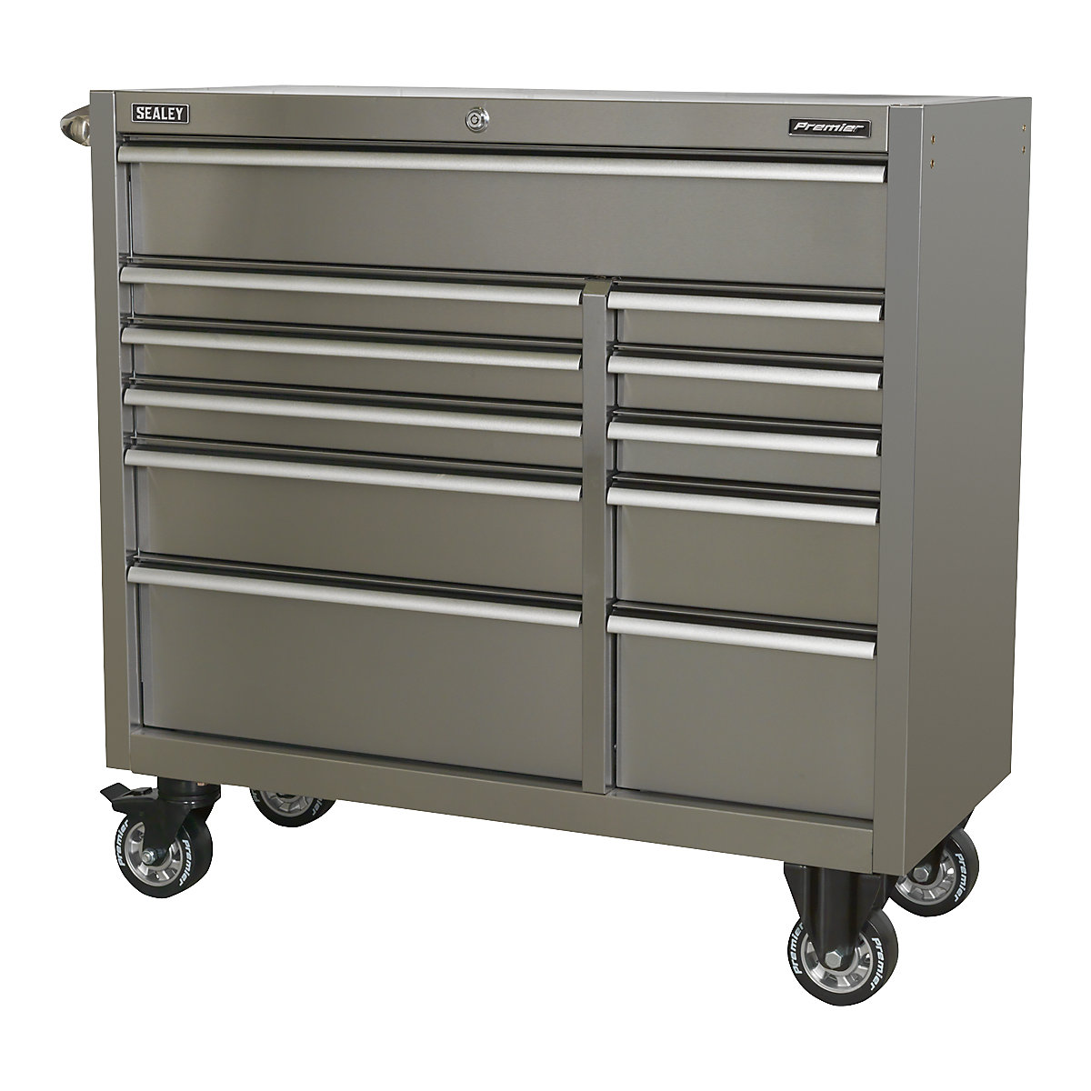 Sealey Premier Heavy-Duty Stainless Steel Rollcab | 11 Drawer (Product illustration 2)-1