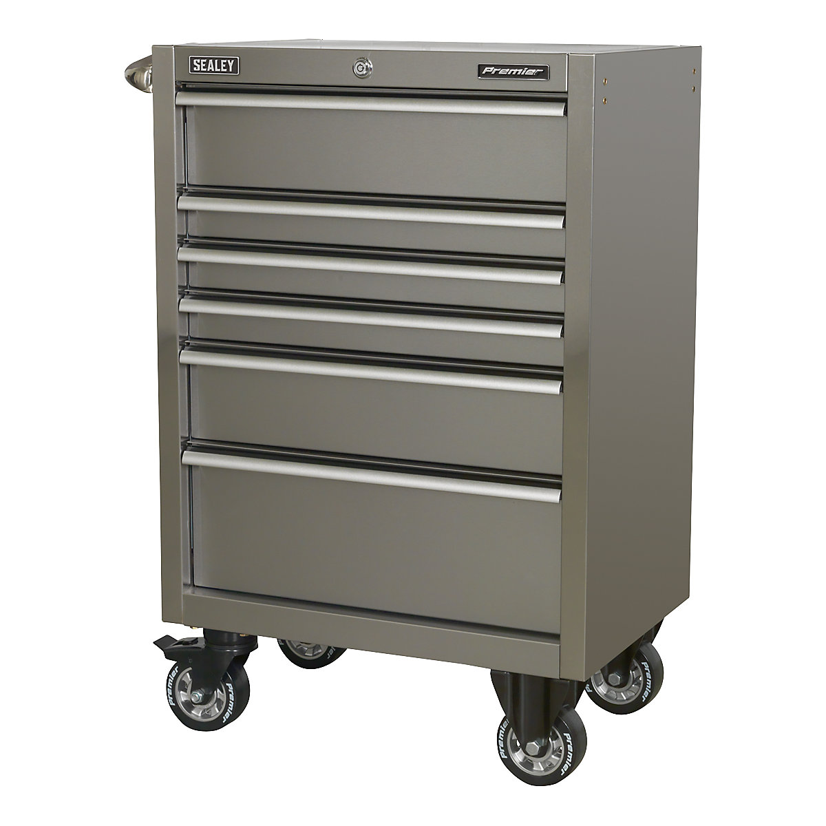 Sealey Premier Stainless Steel Rollcab | 6 Drawer (Product illustration 2)-1