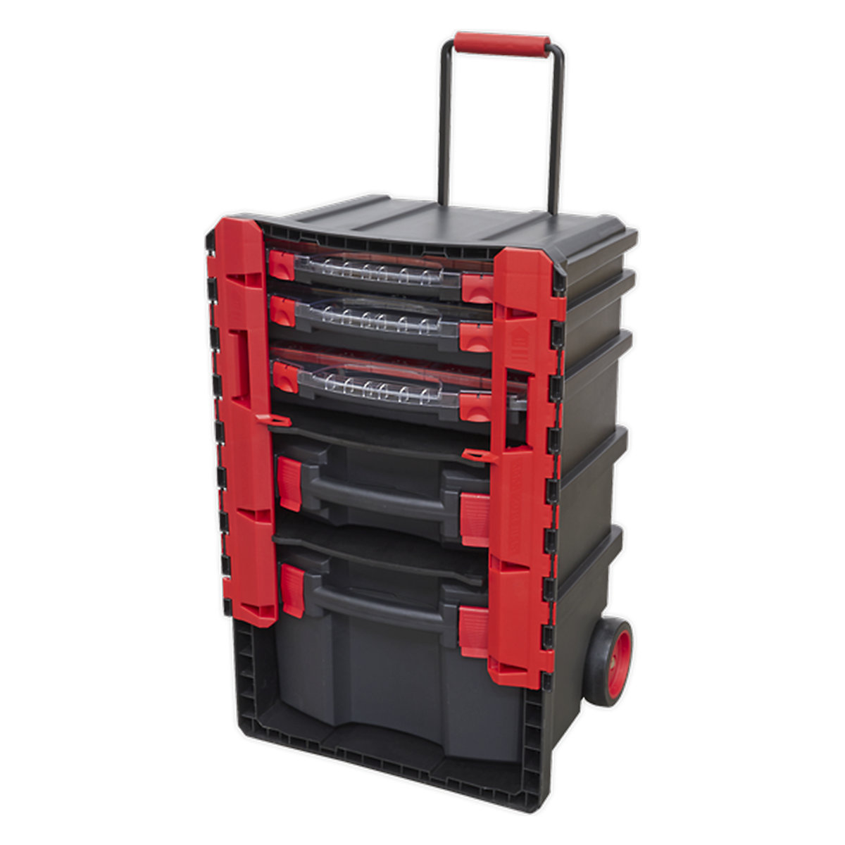 Sealey Professional Mobile Toolbox | 5 Removable Cases (Product illustration 2)-1