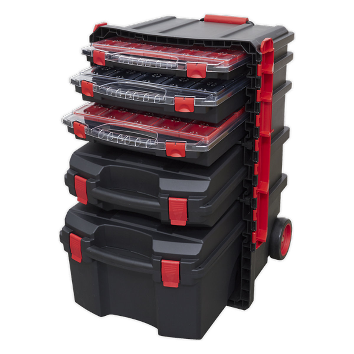 Sealey Professional Mobile Toolbox | 5 Removable Cases (Product illustration 4)-3