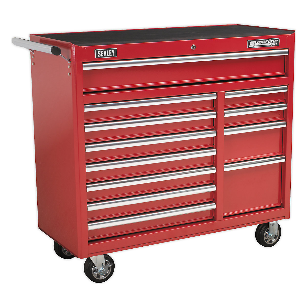 Sealey Superline Pro Extra Wide Rollcabs | 1050mm Wide | 12 Drawer, Sealey Superline Pro Extra Wide Rollcabs | 1050mm Wide | 12 Drawer, Sealey Superline Pro Extra Wide Rollcab | 1050mm Wide | 12 Drawer | Red-0