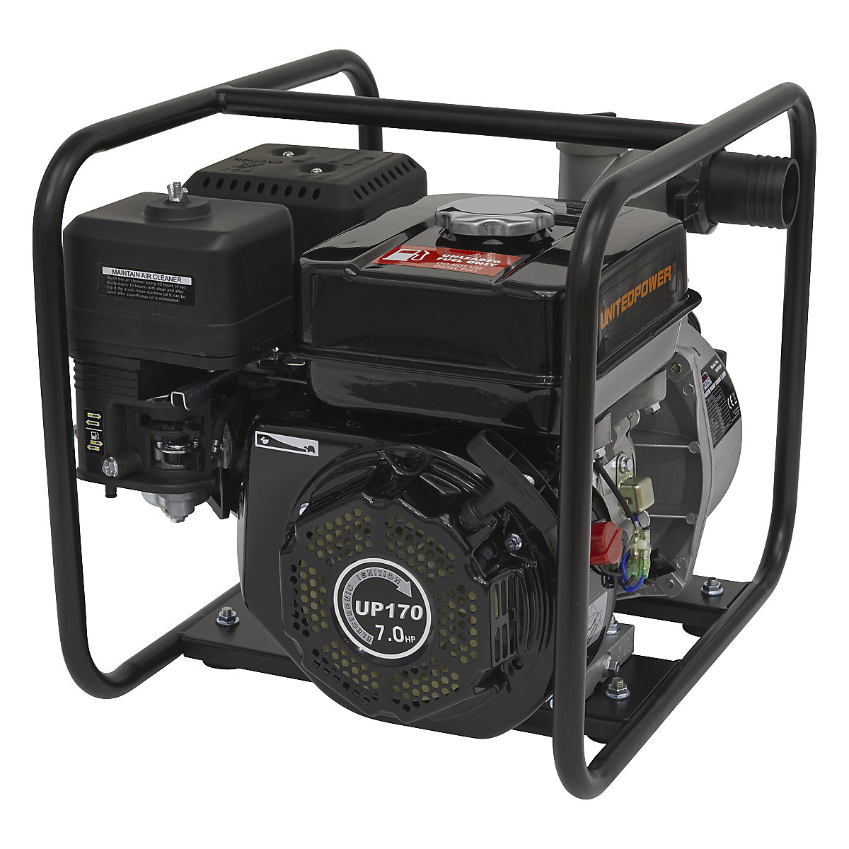 Sealey Petrol-Driven Water Pump | 2" Outlet | 7hp (Product illustration 3)-2