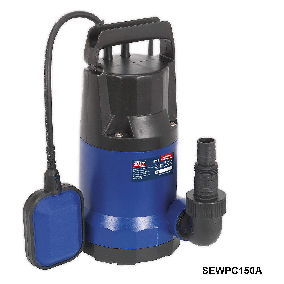 Sealey Submersible Clean Water Pumps (Product illustration 3)-2