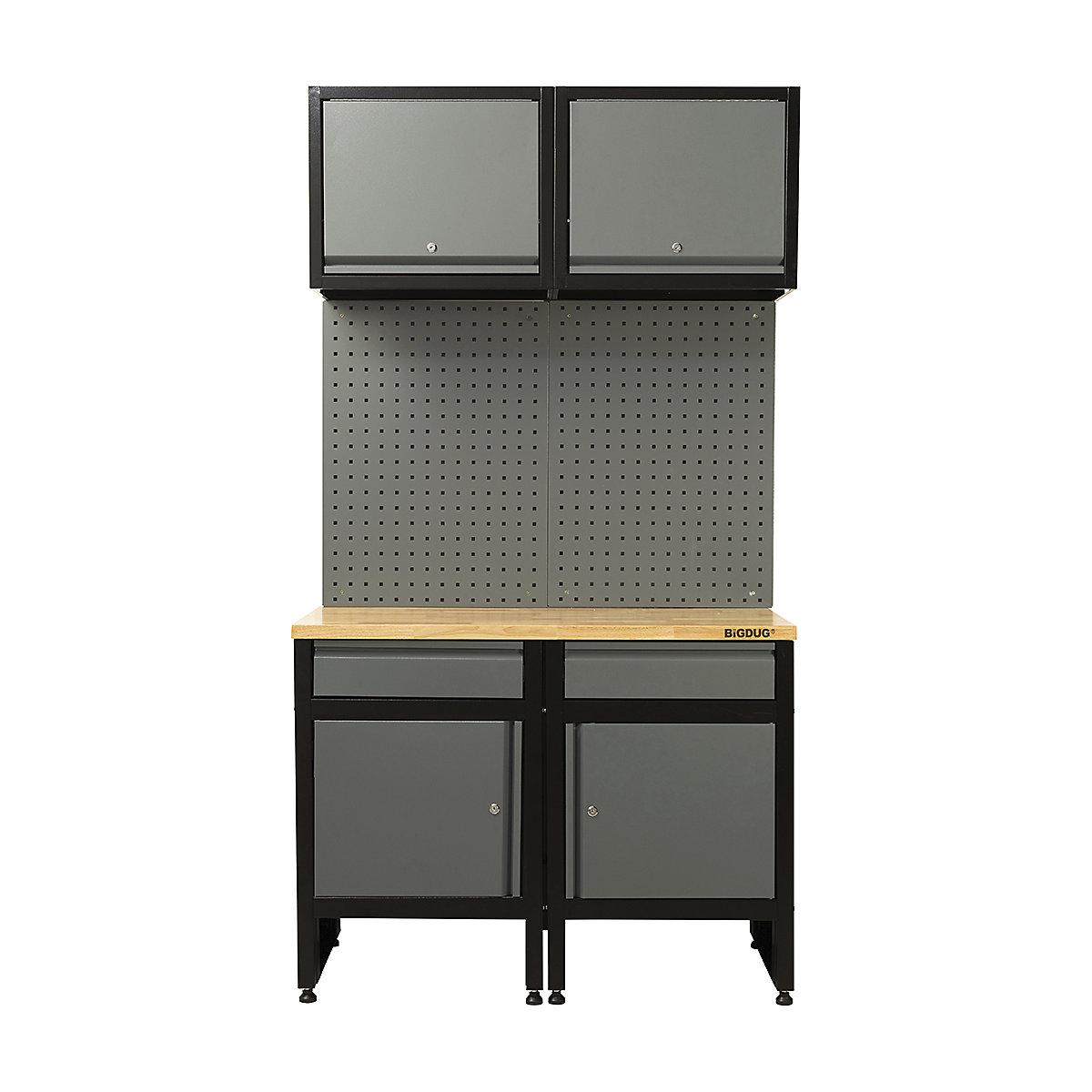 BiGDUG Garage Modular Cabinet Kits | 1120mm Wide | 2 Cabinets