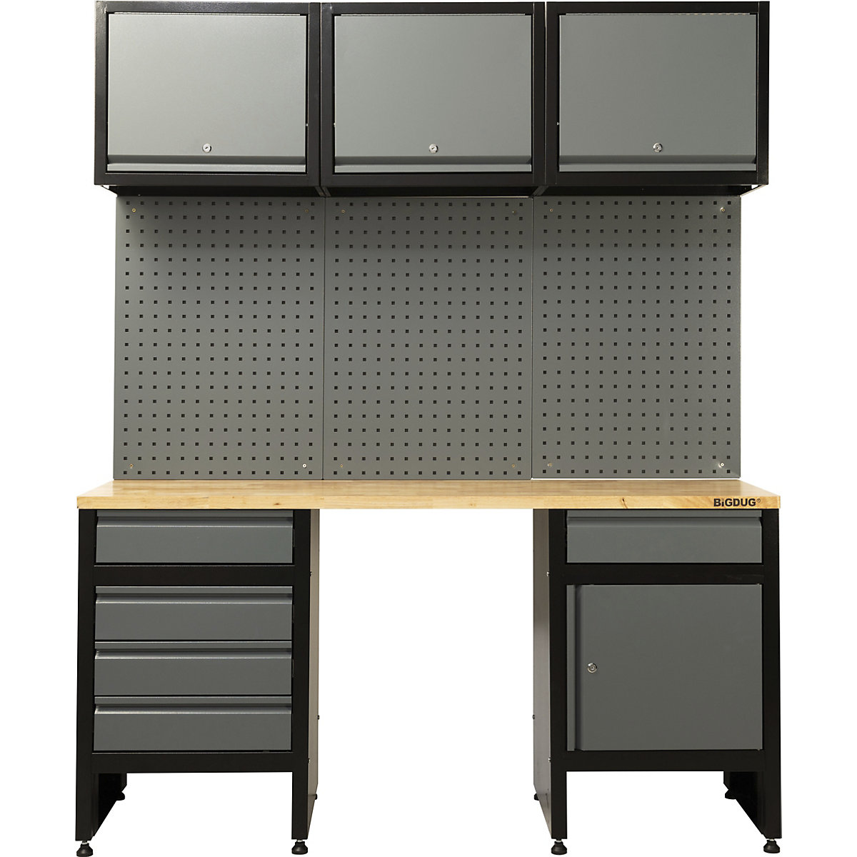 BiGDUG Garage Modular Cabinet Kits | 1678mm Wide | 2 Cabinets