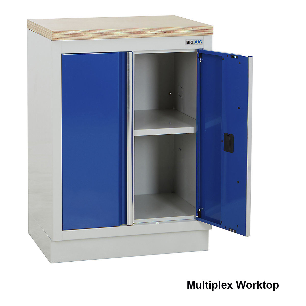 BiGDUG Modular Garage 2 Door Cupboard | 680mm Wide (Product illustration 2)-1