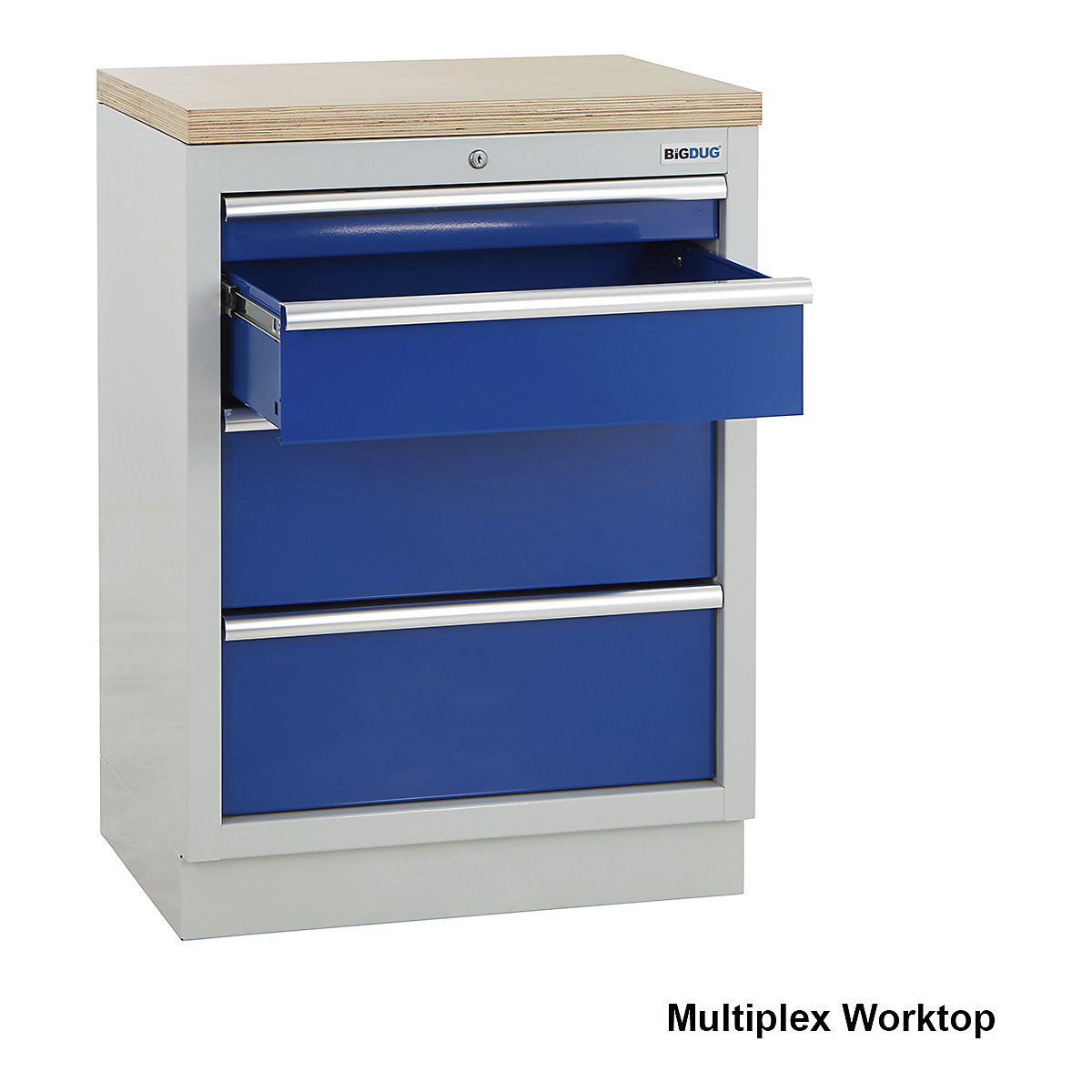 BiGDUG Modular Garage 4 Drawer Cabinet | 680mm Wide (Product illustration 2)-1