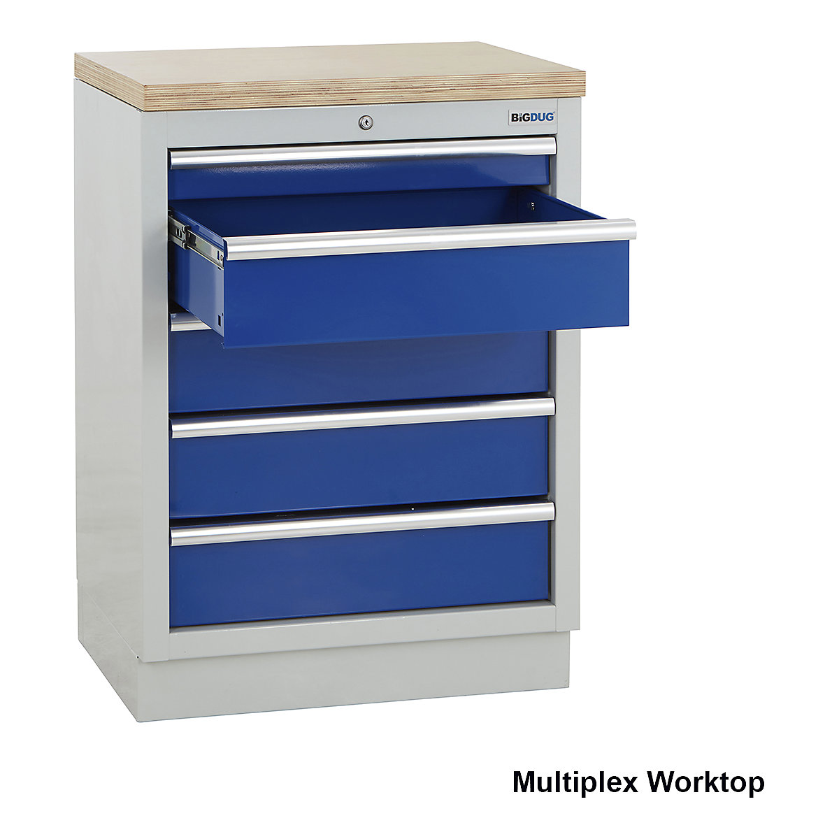BiGDUG Modular Garage 5 Drawer Cabinet | 680mm Wide (Product illustration 3)-2