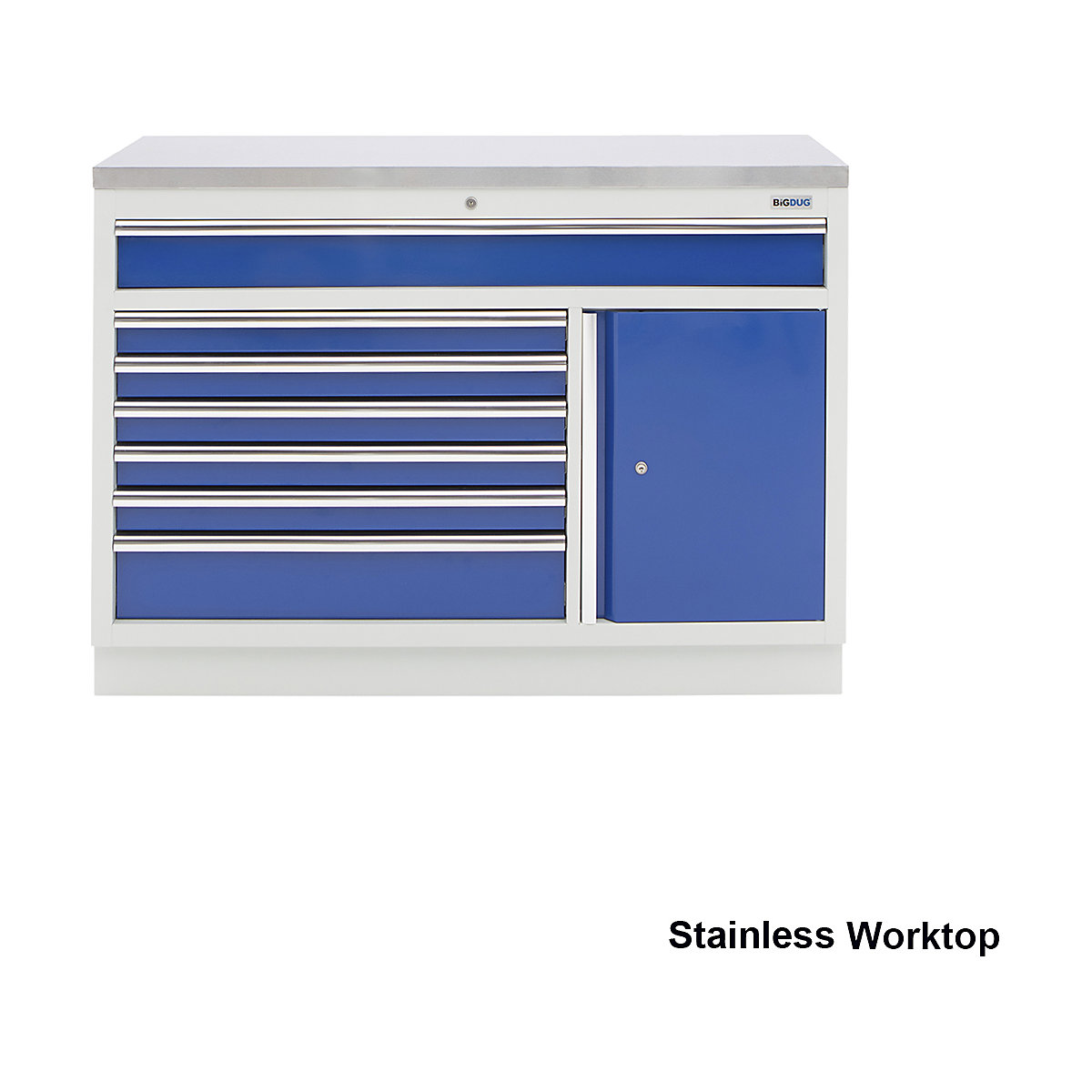 BiGDUG Modular Garage 7 Drawer & 1 Door Cabinet | 1360mm Wide (Product illustration 3)-2