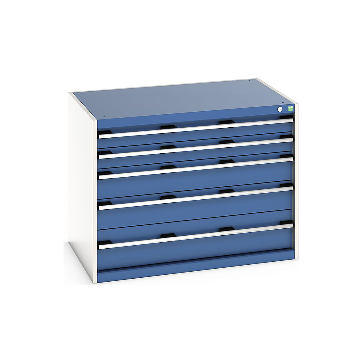 Bott Cubio Cabinets | 1050mm Wide, Bott Cubio Cabinets | 1050mm Wide, Bott Cubio Cabinet | 5 Drawers | 800h x 1050w x 750d mm | Blue-0