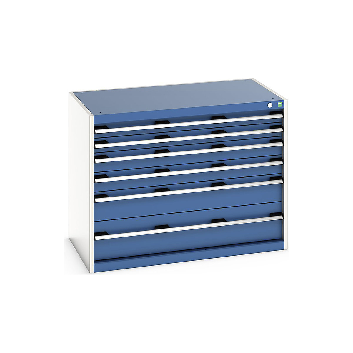 Bott Cubio Cabinets | 1050mm Wide, Bott Cubio Cabinets | 1050mm Wide, Bott Cubio Cabinet | 6 Drawers | 800h x 1050w x 650d mm | Blue-0